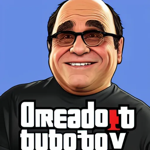 Image similar to danny devito, vectorart, gta 5,