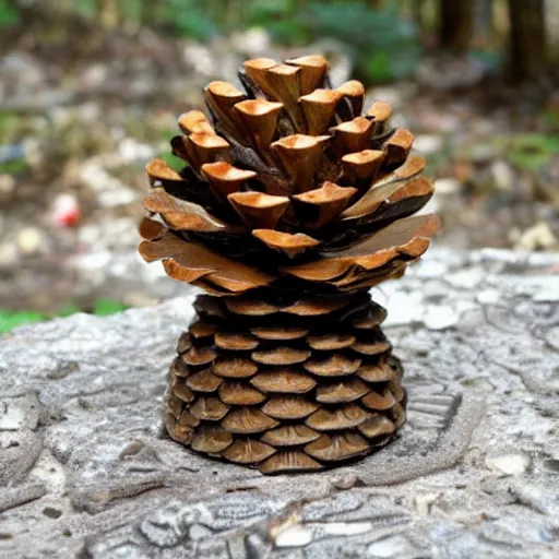 Prompt: mech, pinecone archetype