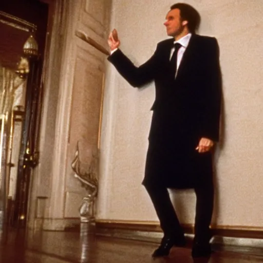 Image similar to Emmanuel Macron in Eyes Wide Shut (1999)