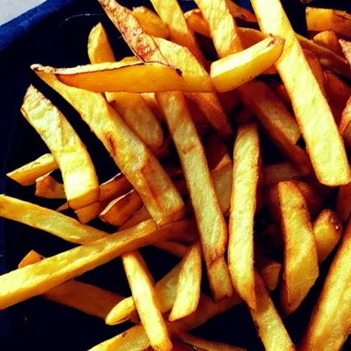 Prompt: close up high resolution photo of french fries, very tasty, food photography, instagram, trending