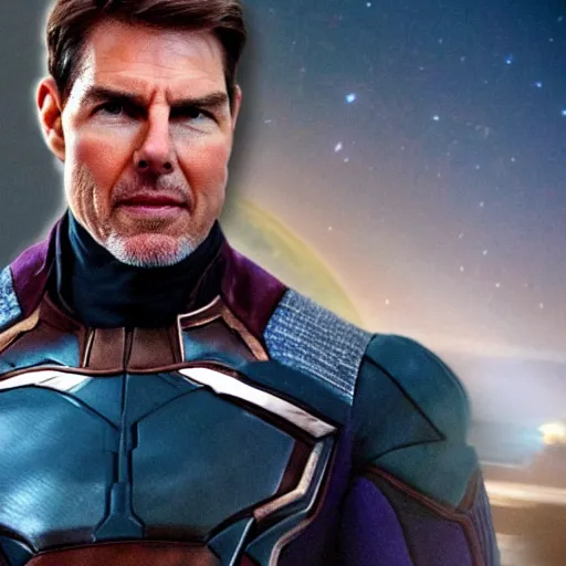 Image similar to tom cruise as thanos