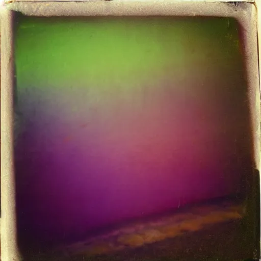 Prompt: pinhole photo colored