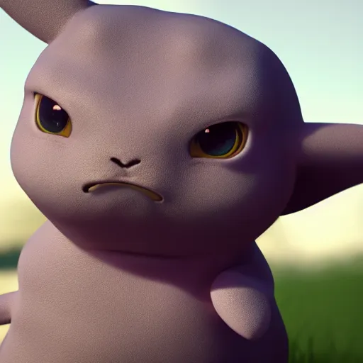 Image similar to photography of a realistic ditto animal, ultra detailed, 8 k, cinematic lighting, natural background, trending on artstation, pokemon