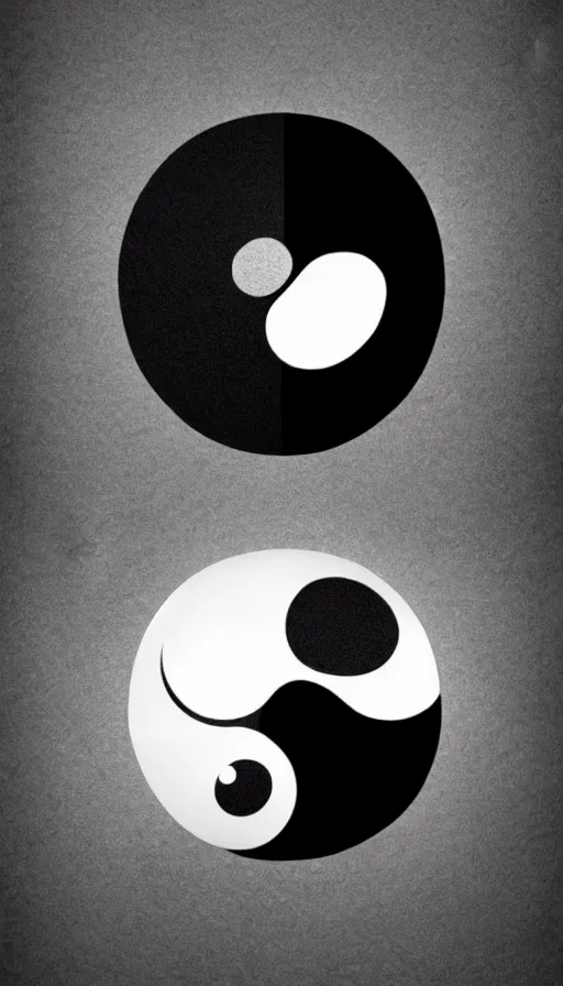 Image similar to Abstract representation of ying Yang concept, by D&D Concept Artists