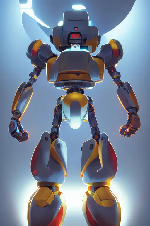 Image similar to metabots medabots medarotto medarot robot minimalist comics, behance hd by jesper ejsing, by rhads, makoto shinkai and lois van baarle, ilya kuvshinov, rossdraws global illumination ray tracing hdr radiating a glowing aura