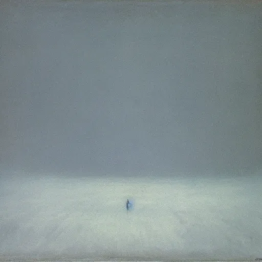 Image similar to the abstract painting'arctic void ', by caspar david friedrich!!!, by rothko!!!