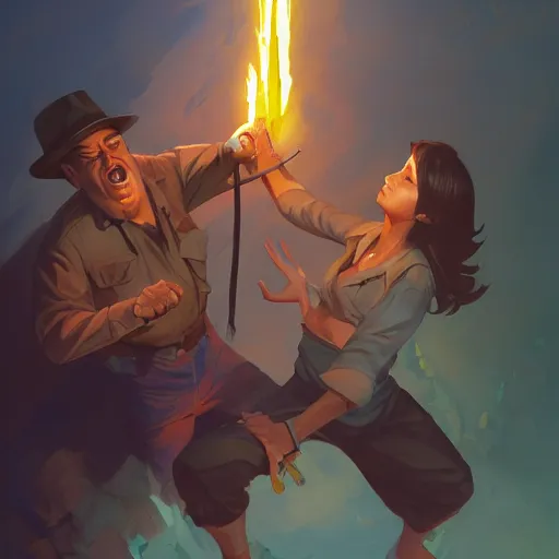 Image similar to hero world raiders of the lost ark 1 9 8 1, behance hd by jesper ejsing, by rhads, makoto shinkai and lois van baarle, ilya kuvshinov, rossdraws global illumination