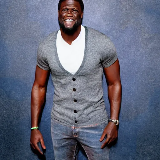 Image similar to 7 feet tall kevin hart,