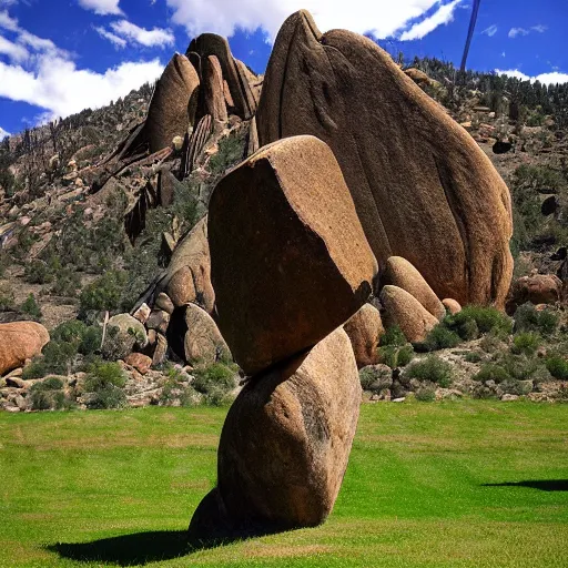 Prompt: Among us boulder.