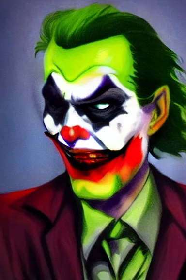 Prompt: portrait of the joker