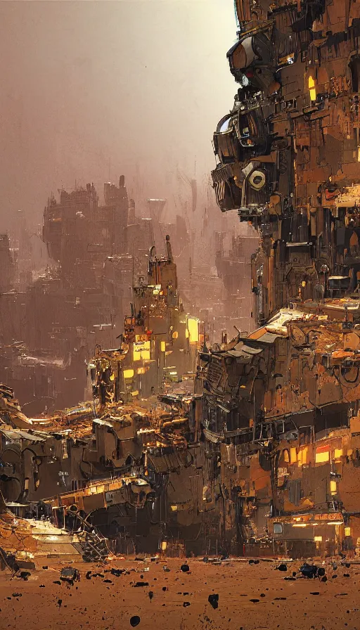 Prompt: The end of an organism, by Ian McQue