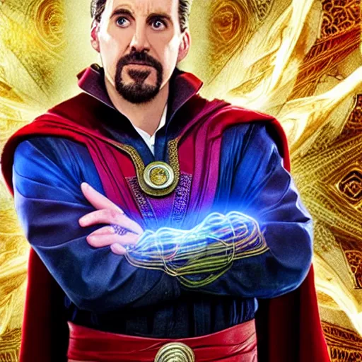 Image similar to michael Scott as doctor strange