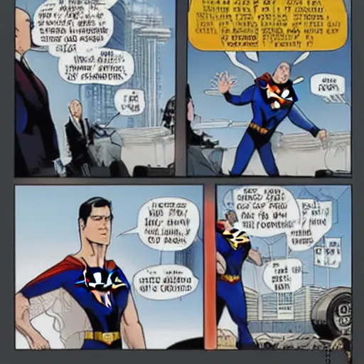 Prompt: Jeff bezos vs Superman