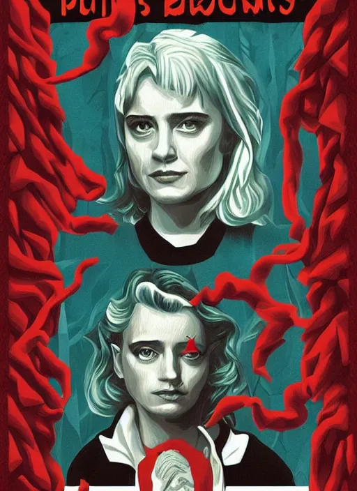 Image similar to Twin Peaks artwork by Alexey Kot