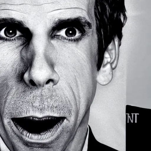 Image similar to an x - ray of ben stiller