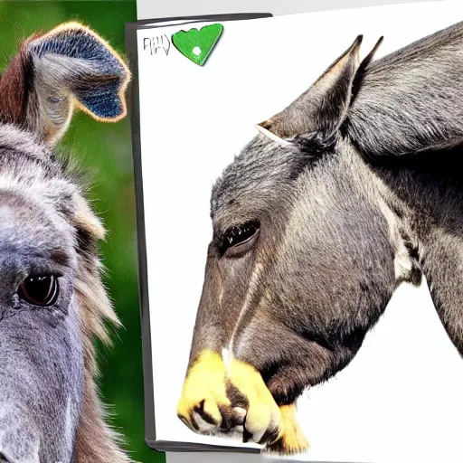 Image similar to Half Donkey Half Bug