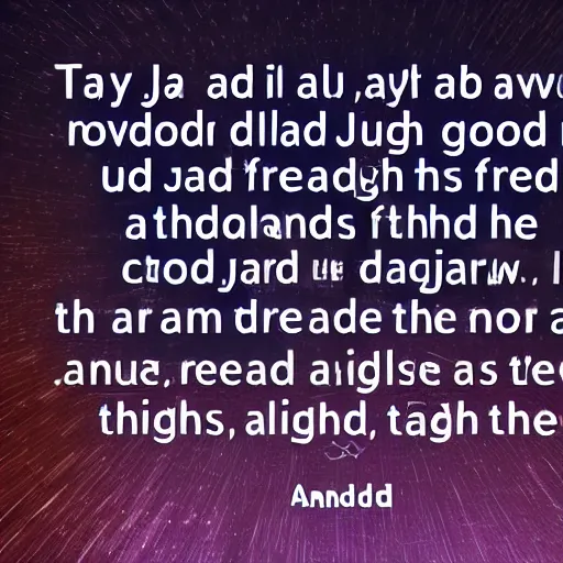 Image similar to anad yet we tell it loudly, like a good joke, it echoes through the bartenderous thundernights the kinds of nights you dream about as a tot, ah, the freedom of night is so bright before we truly awake to its terrors. back in the early corners, the novelty of night.