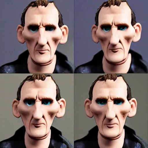 Image similar to christopher eccleston claymation