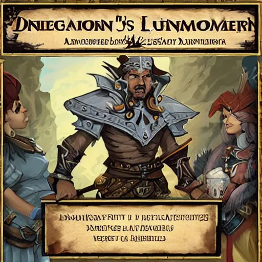 Image similar to dungeons and dragons adventurer's league