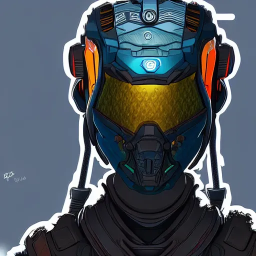 Prompt: wraith from apex legends, digital art, character design, masterpiece