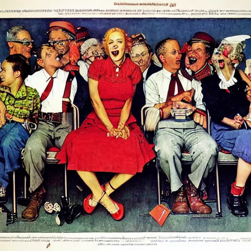 Prompt: ridiculous communist costume, by norman rockwell