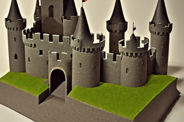 Image similar to a completed castle