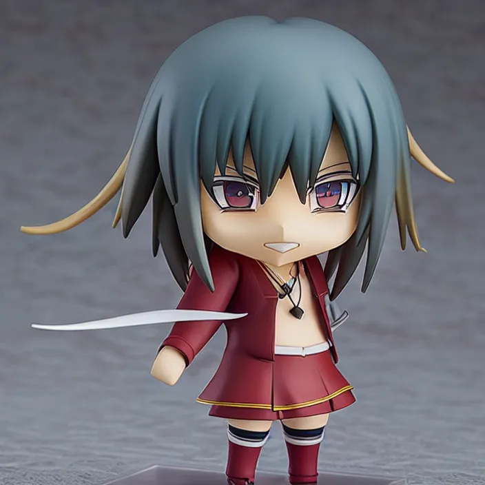 Prompt: gawr gura, an anime nendoroid of gawr gura, figurine, detailed product photo