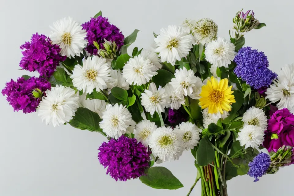 Image similar to a bouquet of flowers on a white background