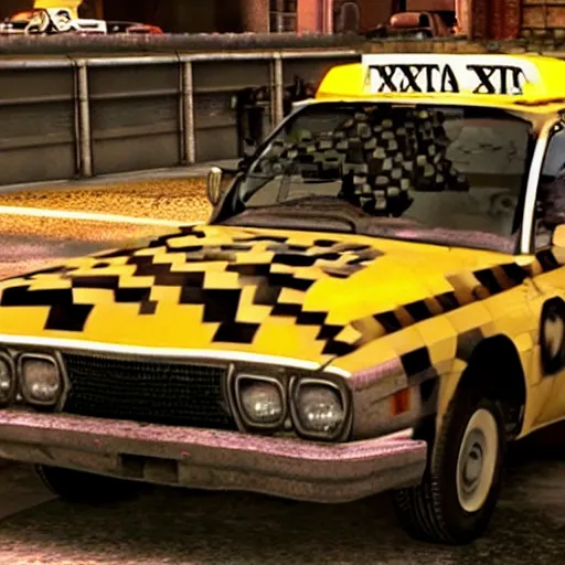 Image similar to a still of from the movie taxi driver crossover with the game chrono trigger