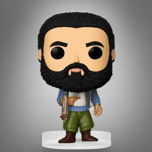 Prompt: Osama Bin Laden funko pop, limited edition