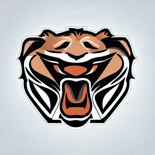 Image similar to sports logo detailed vector cougar