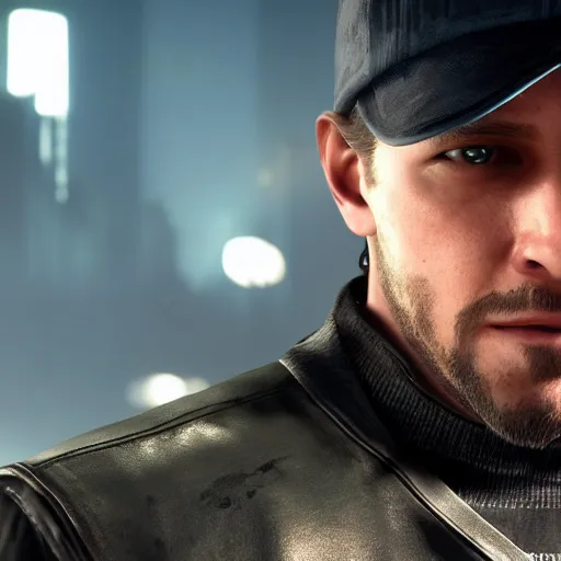 Image similar to film still of Wrench from Watch Dogs (2014), 4k, insane detail