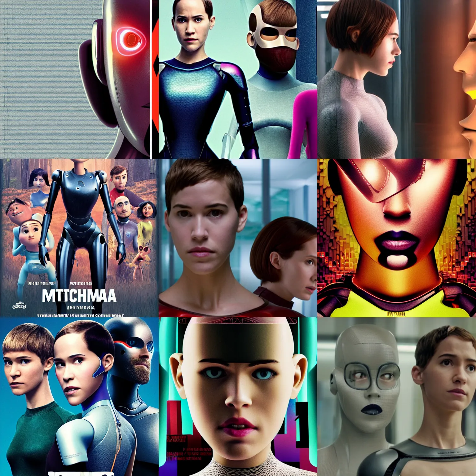 Prompt: Pixar's Ex Machina (2014),