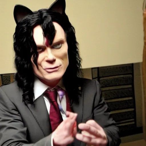 Image similar to tommy wiseau as an anime catgirl