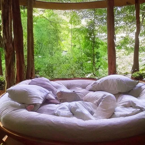 Prompt: the perfect spot to chill out and spend the day away from everything