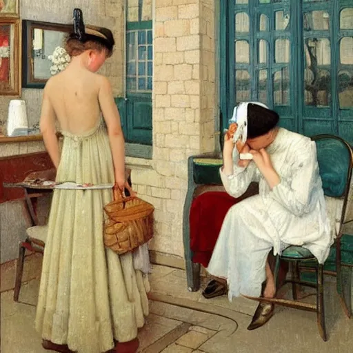 Prompt: paul gustav fischer