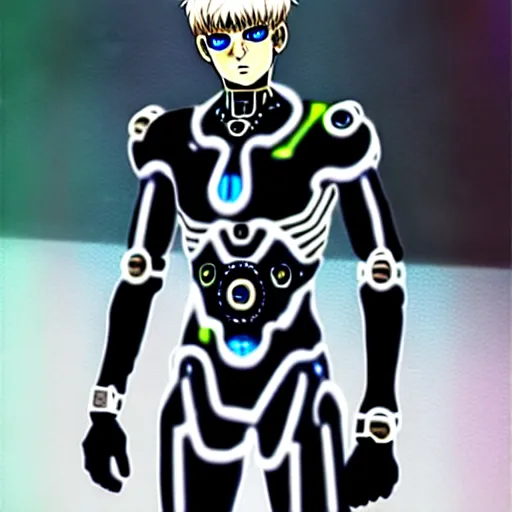 Image similar to genos cyborg real photo