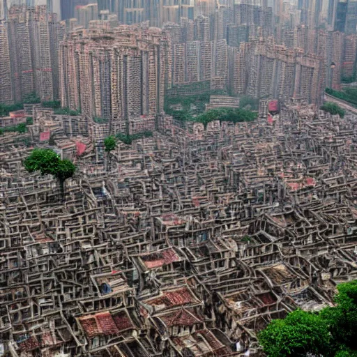 Image similar to kowloon walled city, china