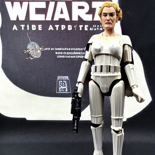 Image similar to kate winslet as a star wars action figure