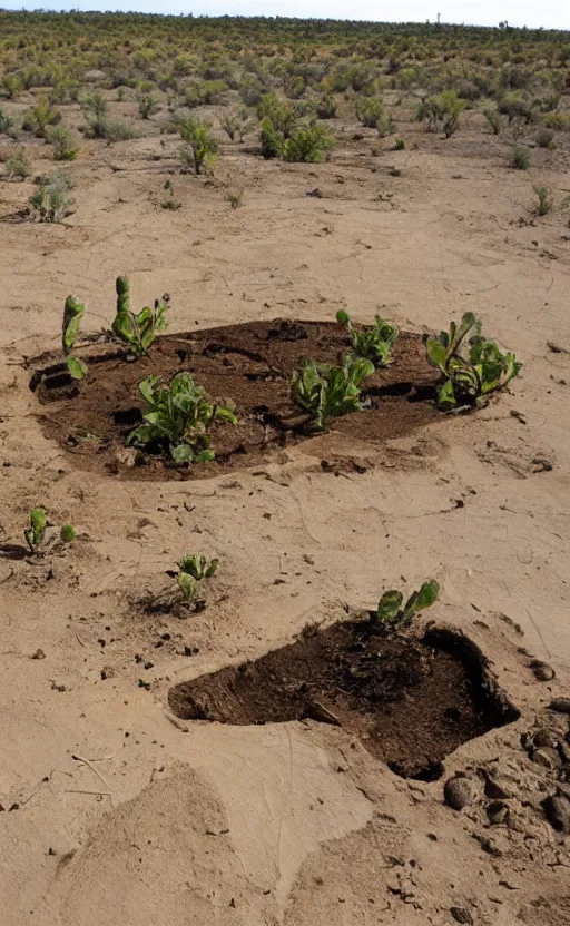 Prompt: bioremediation desert architecture