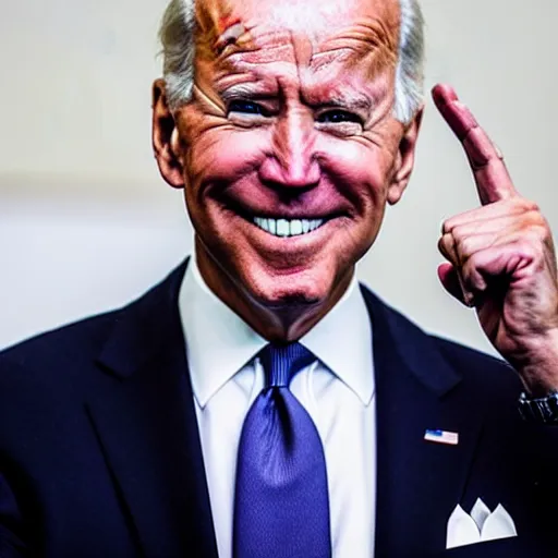 Image similar to joe biden as a cyborg, award winning presidential campaign photography