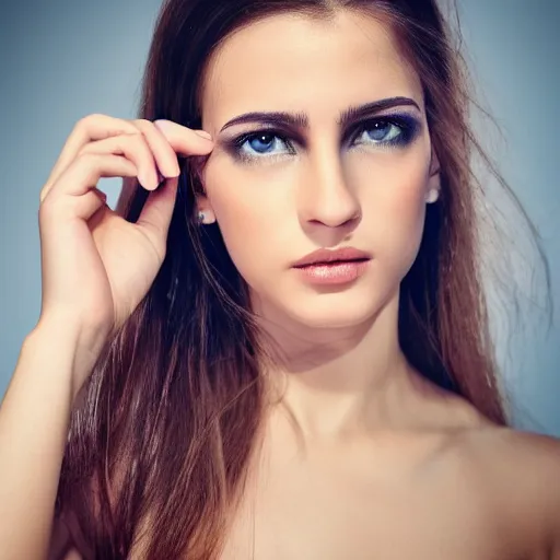 Prompt: ultra realistic photoshoot of a spanish girl with beautiful eyes