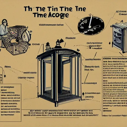 Prompt: diagram of the time machine