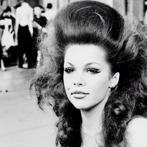 Image similar to 1 9 6 9 big hair day in new york