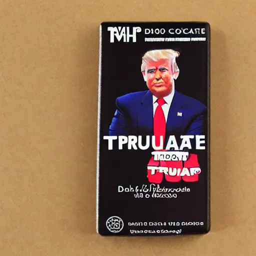 Image similar to dark chocolate trump relief