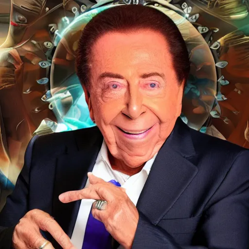 Image similar to Silvio Santos as a DnD wizard