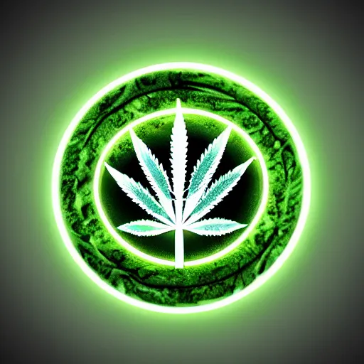 Image similar to electronic weed, realism, green smoke
