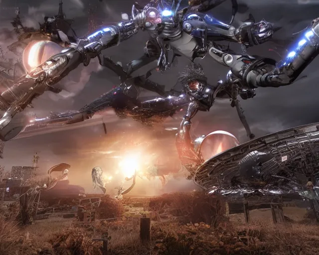 Image similar to love, joy, realistic textured magnetosphere humanoids, complex cybernetic glowing vortexes, large array, ornate, cinematic light shadows, hdr refractions, insanely detailed rendering, cybernetic civilisations, 8 k, *
