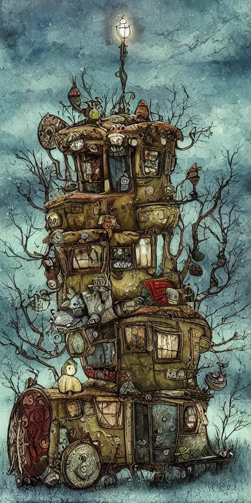 Image similar to a caravan by alexander jansson