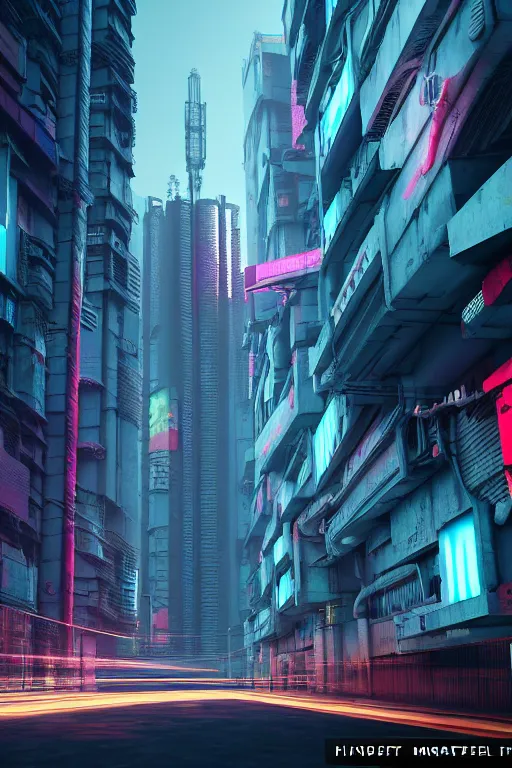 Image similar to high quality 3 d render cyberpunk mumbai, daytime, highly detailed, cinematic smooth unreal engine, lee madgwick & liam wong, dramatic light, long shot, low angle, uhd 8 k, sharp focus